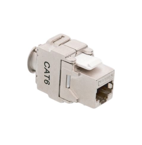 Cat 6 Shielded Keystone Jack Tool Less 180D